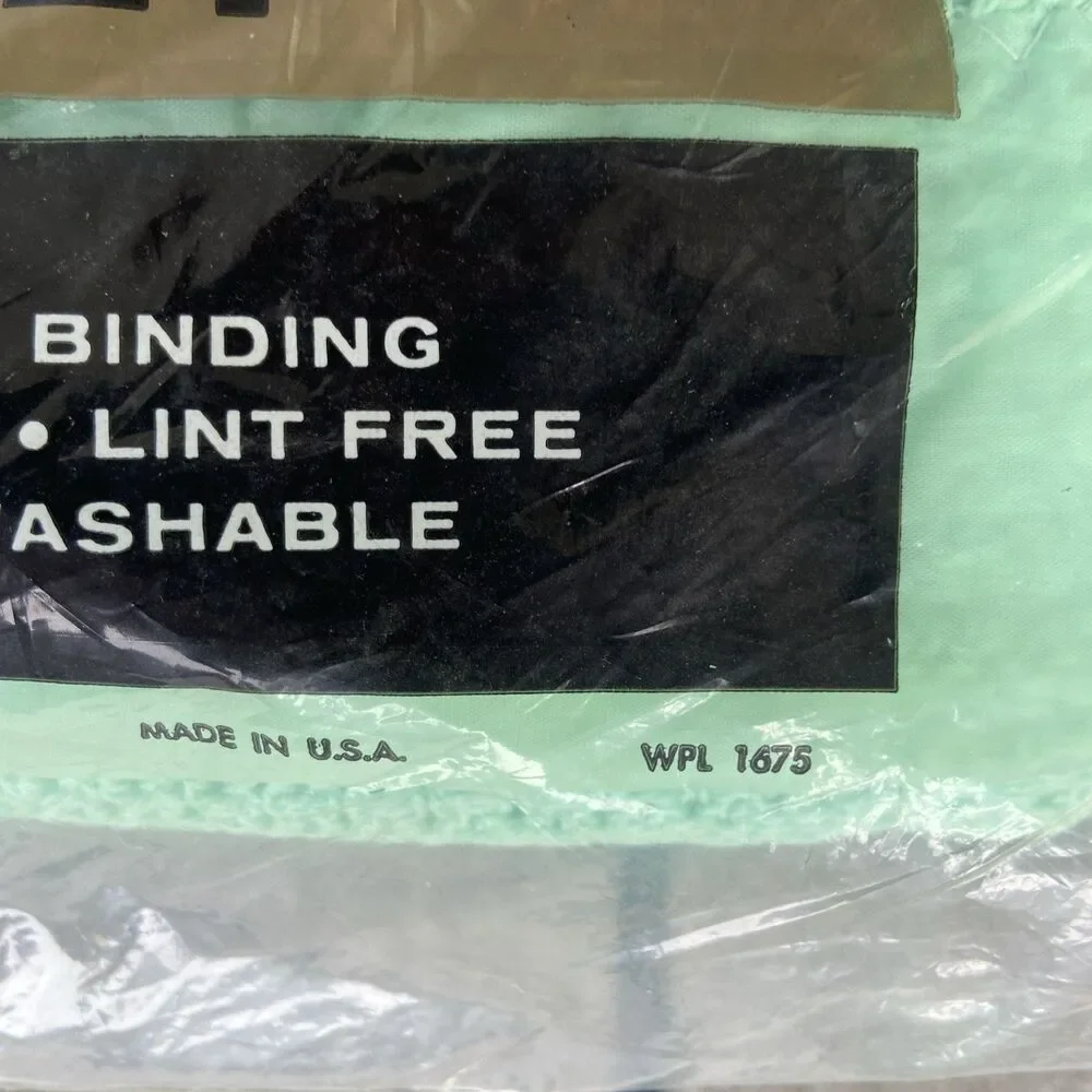 VTG Therma-Weave 100% Honeyweave Cotton Blanket First Lady USA Green